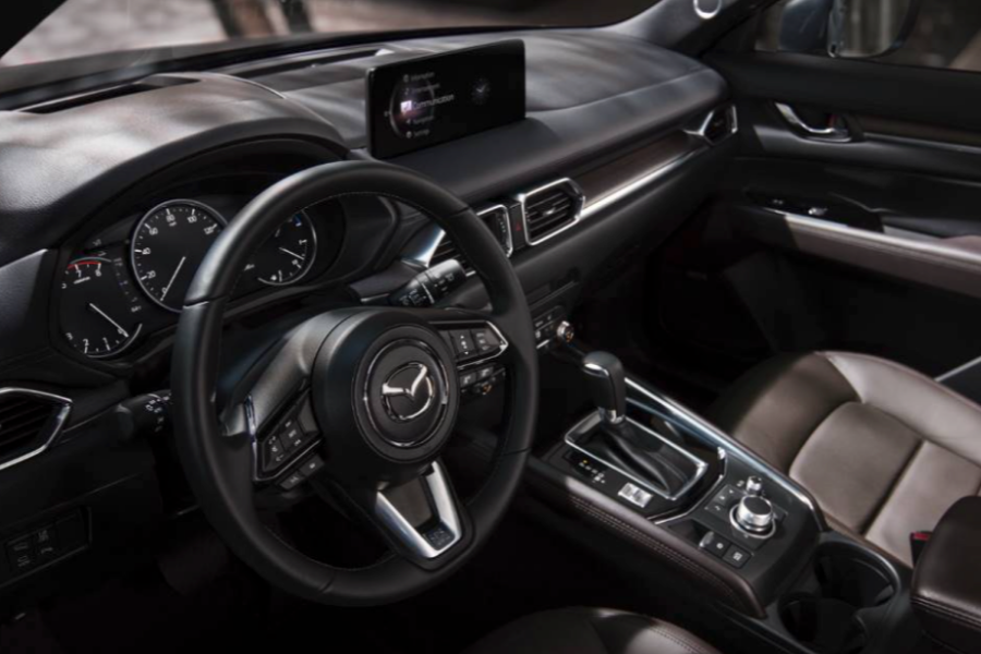 New Mazda car interior